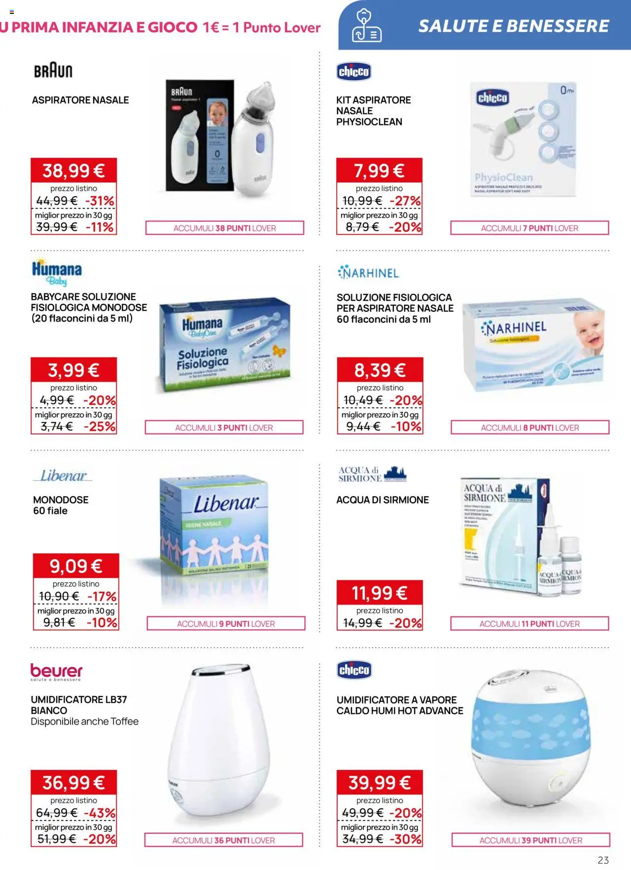 Volantino Prenatal del 09.10.2025 | Pagina: 23 | Prodotti: Acqua, Gioco