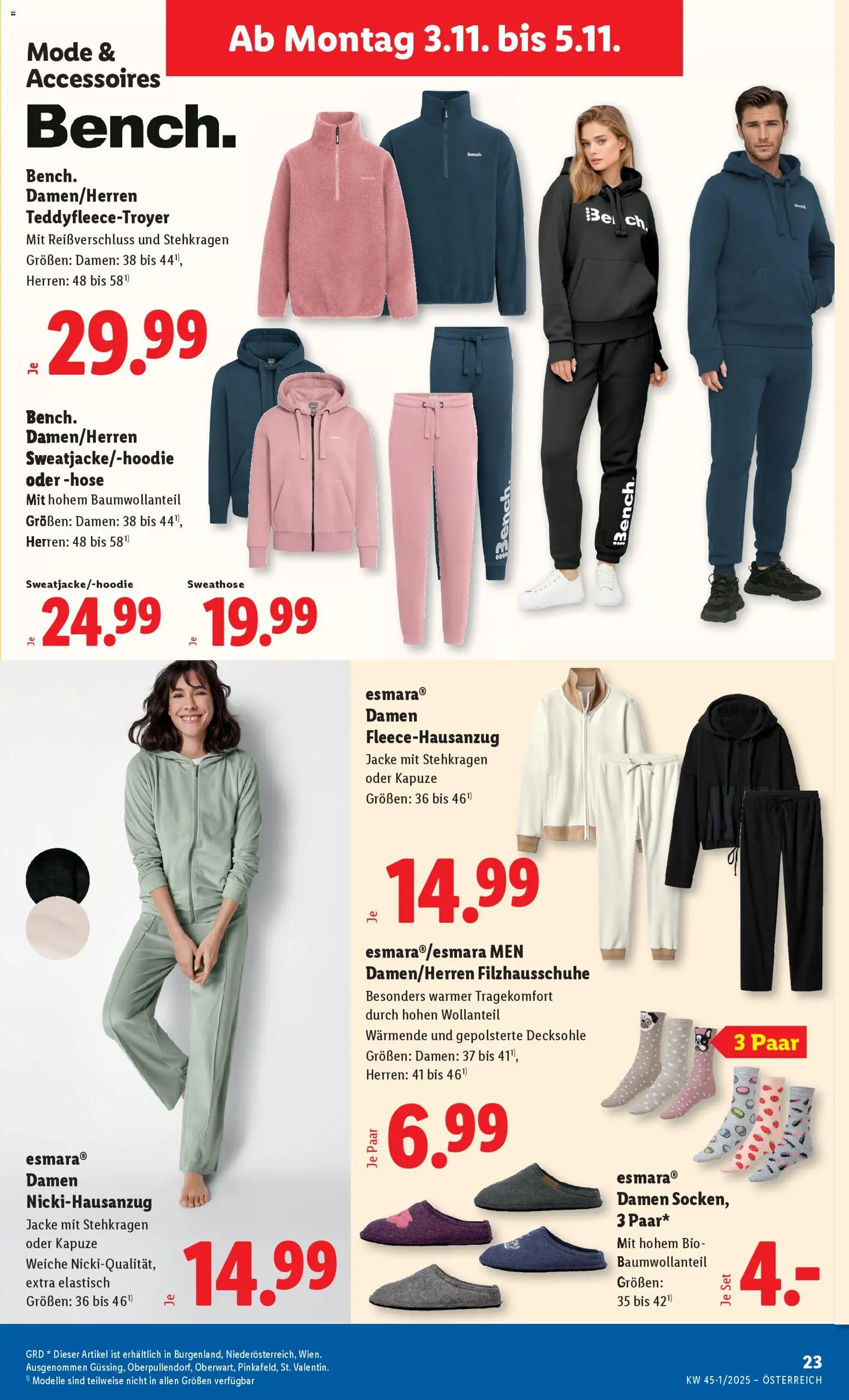 Lidl Flugblatt - Eisenstadt, Ebenfurth, Mattersburg gültig ab 30.10.2025 | Seite: 29 | Produkte: Jacke, Hose