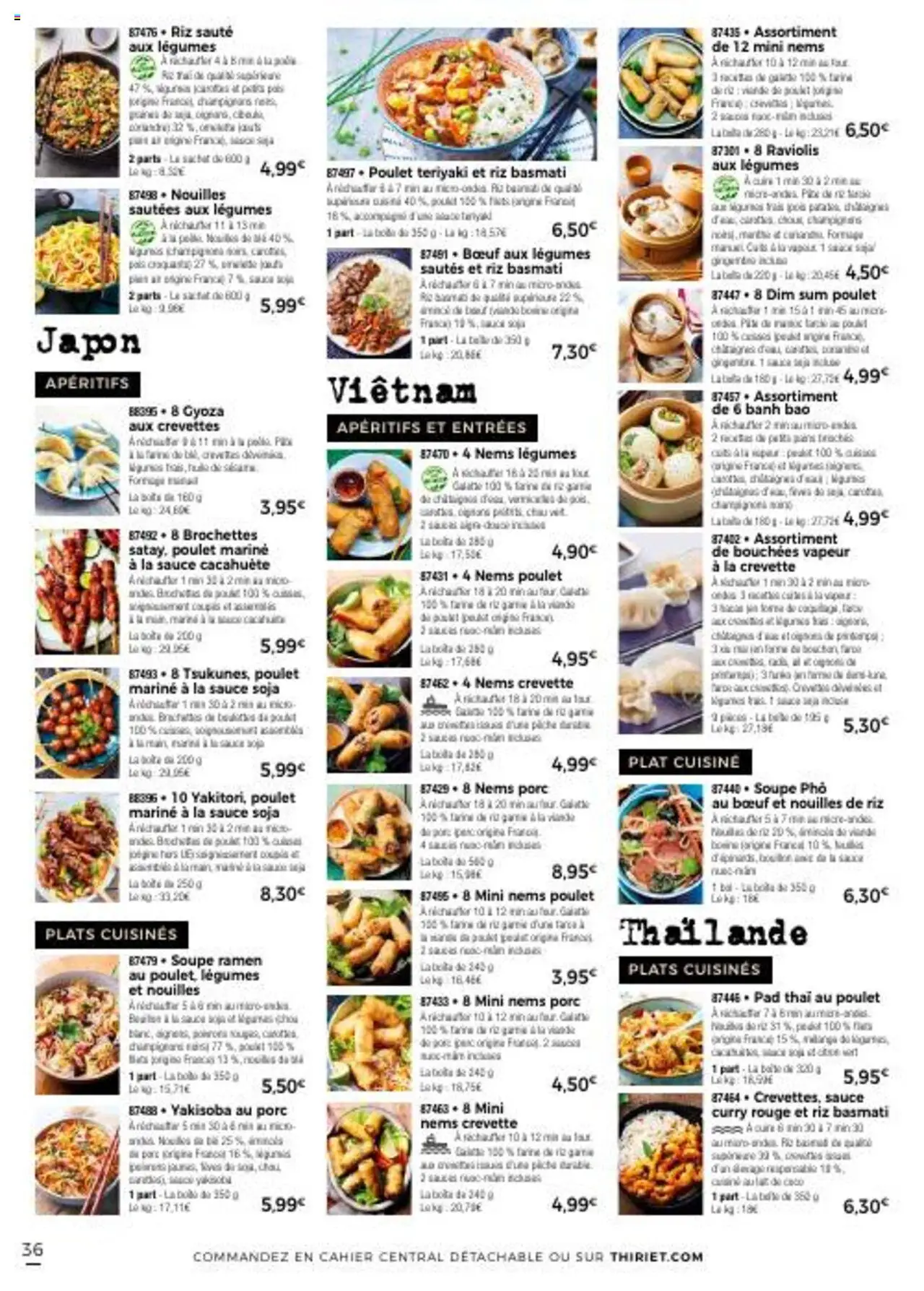  | Page: 36 | Produits: Four, Curry, Porc, Nouilles