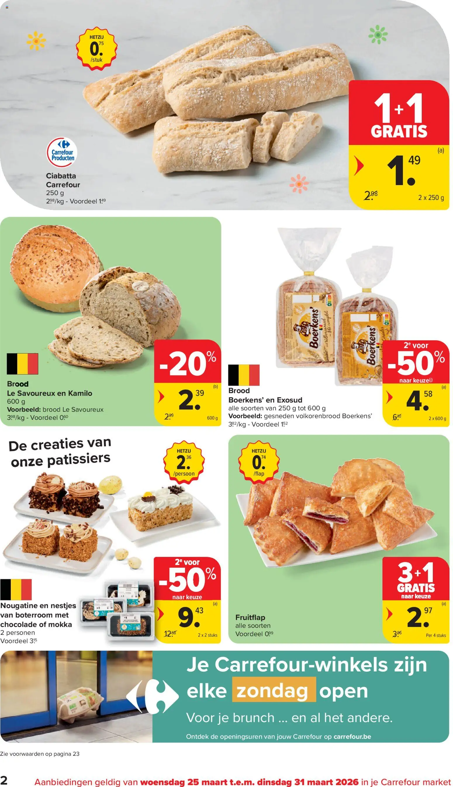 Nieuwe » Carrefour market folder van 25/03/2026 🤩  « is er! Ontdek geweldige aanbiedingen en bespaar. | Belgium