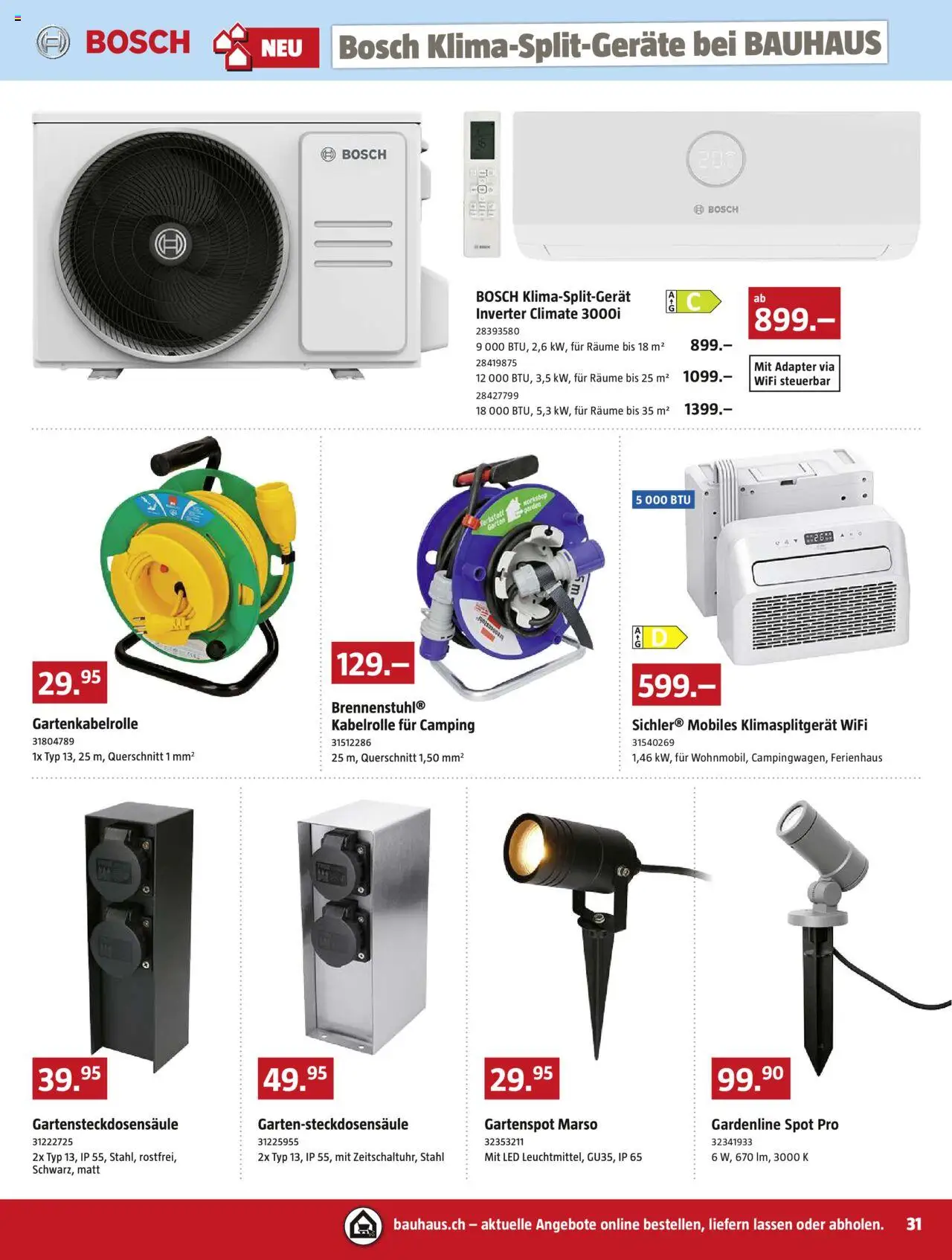 Bauhaus Aktionen ab 28.07.2025 | Seite: 31 | Produkte: Tee, Adapter, Bosch
