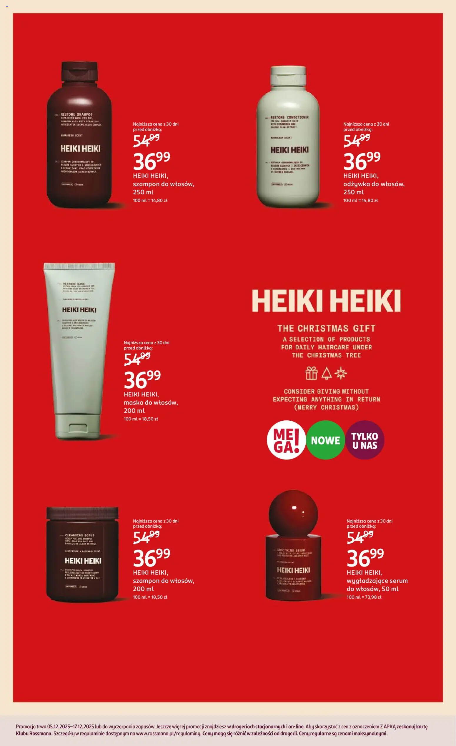 Rossmann Gazetka od 05.12.2025 | Strona: 19 | Produkty: Szampon, Odżywka, Maska