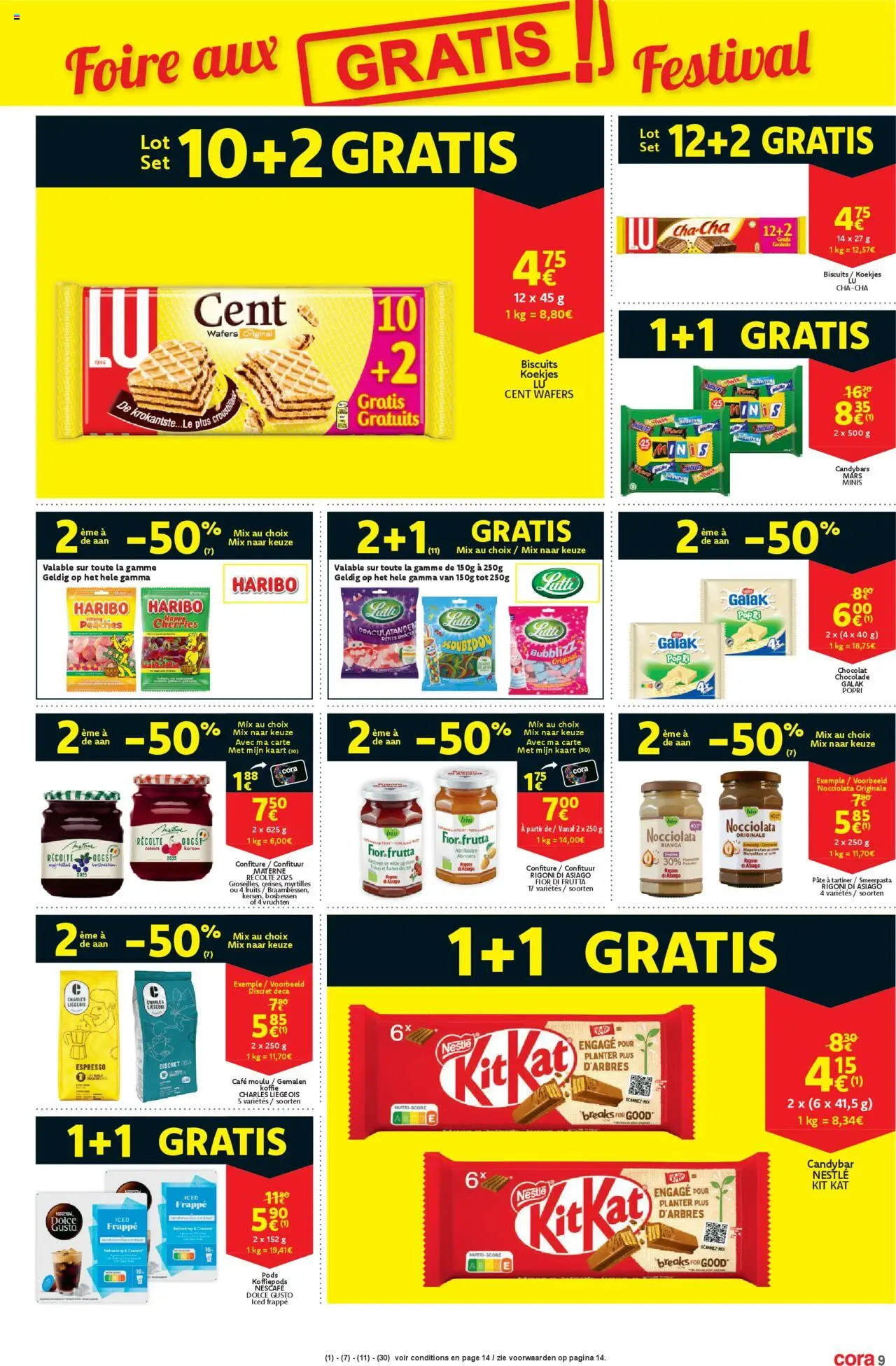  | Pagina: 9 | Producten: Koekjes, Mars, La, Koffie