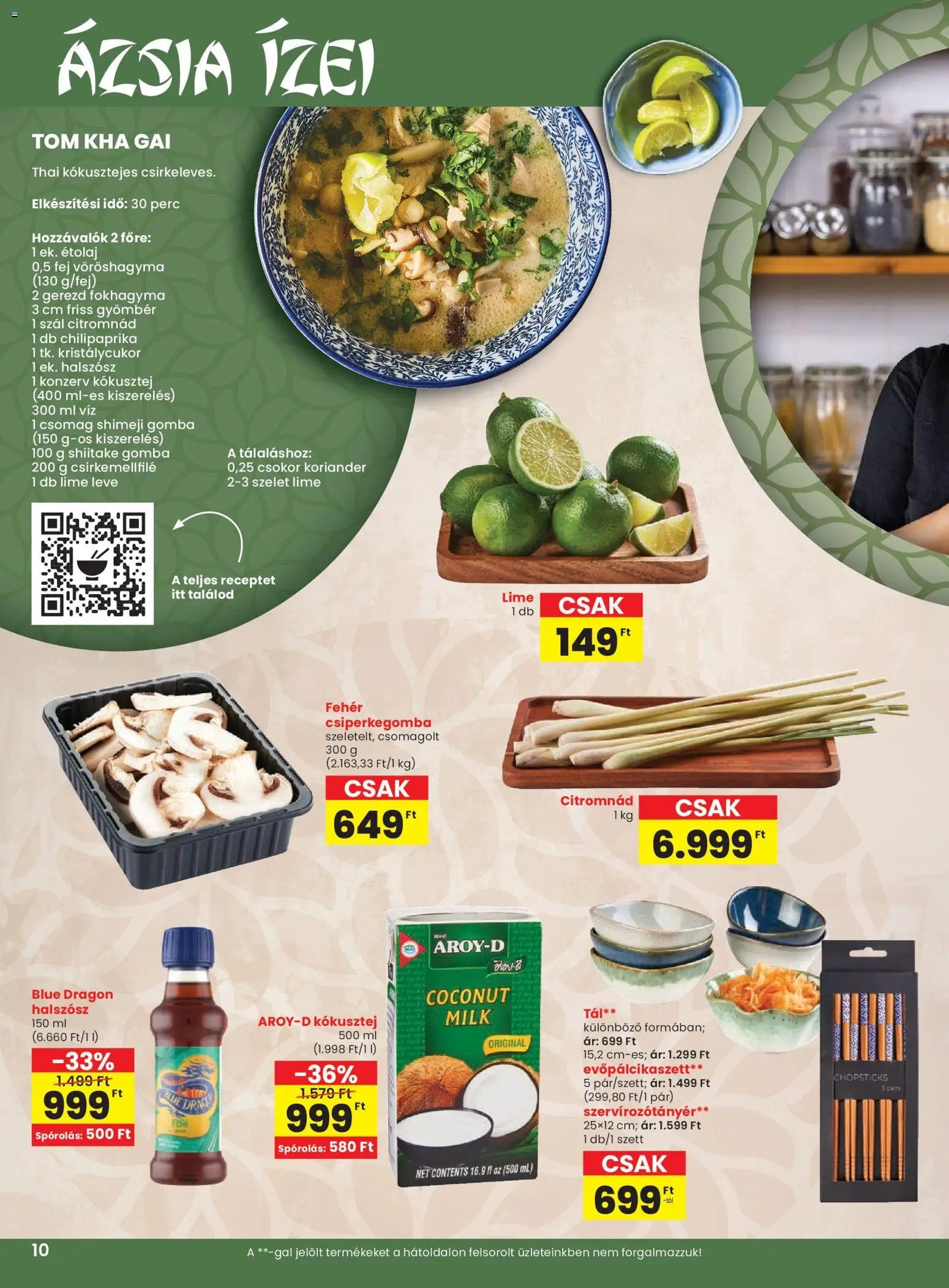 Spar akciós ujság - amely érvényes a következő dátumtól: 15.01.2026 | Oldal: 10 | Termékek: Lime, Étolaj, Gyömbér, Shiitake gomba