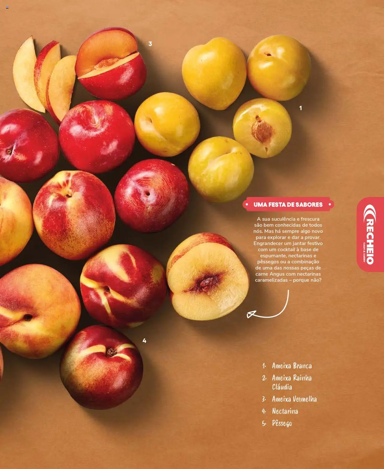 Recheio Frutas e Legumes │ válido de 19.09.2024 | Página: 69 | Produtos: Pêssegos, Base, Carne