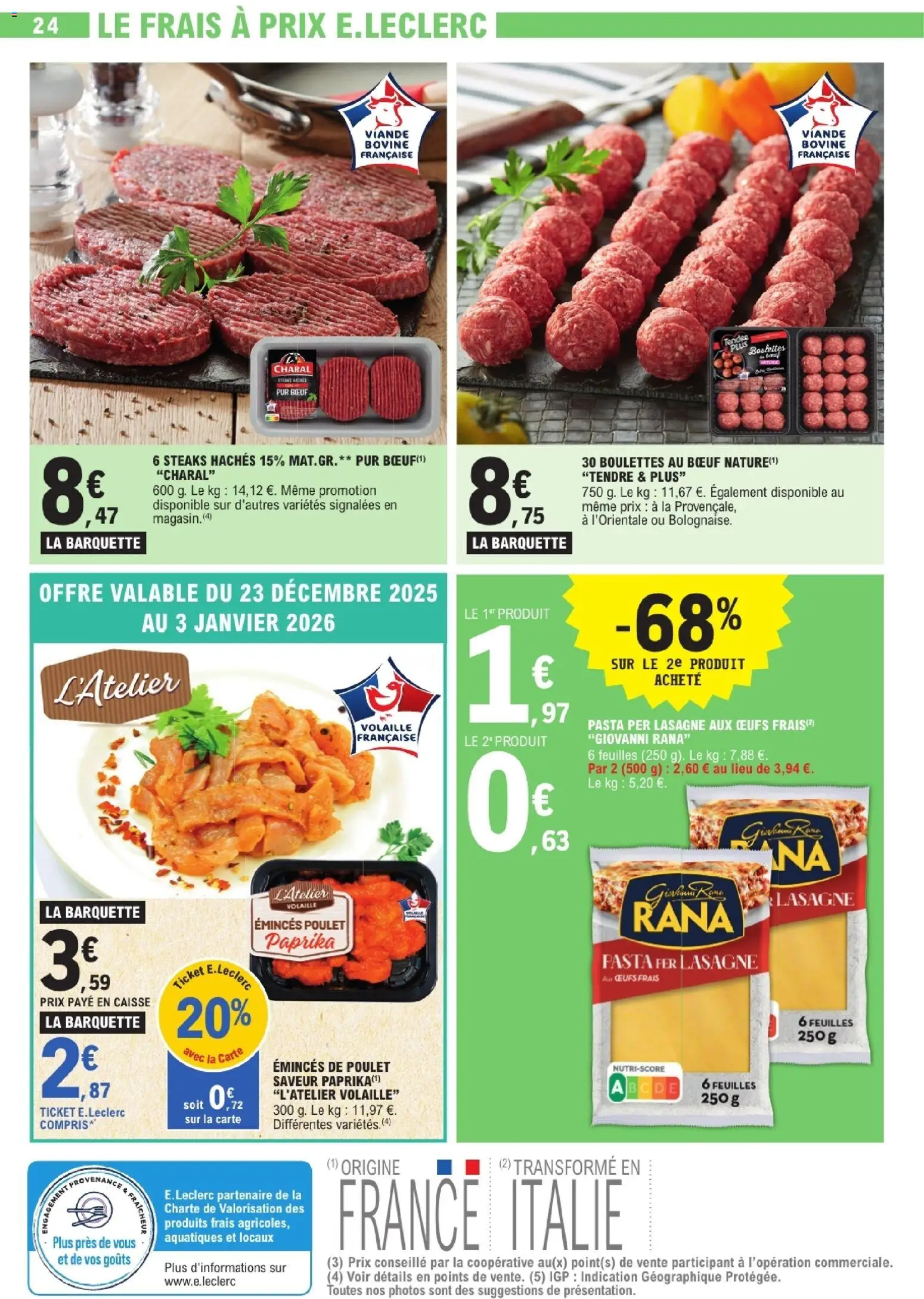 {H1} | Page: 24 | Produits: Paprika, Volaille, Œufs, Viande