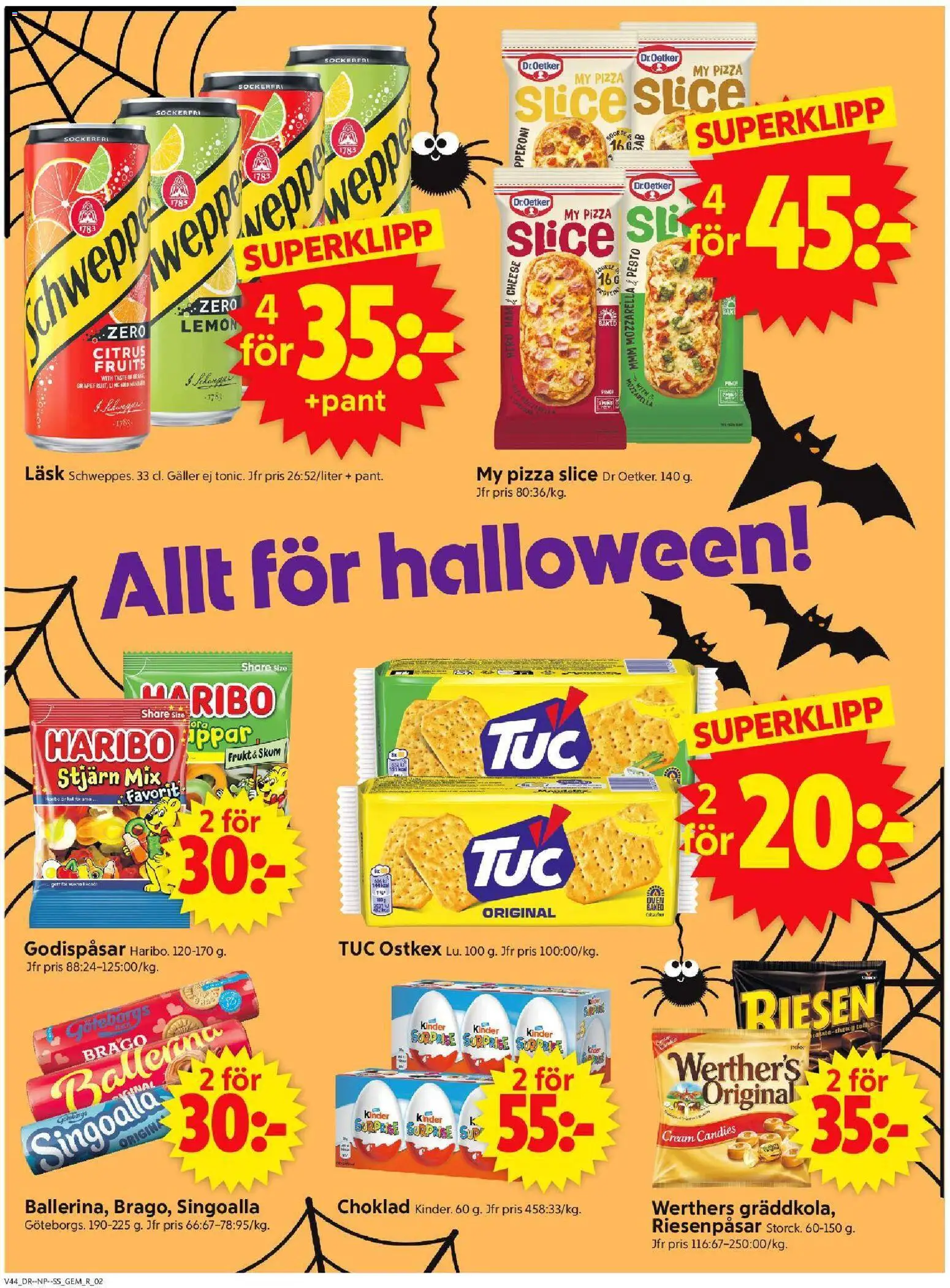 ICA Supermarket reklamblad aktuell från 27.10.2025 | Sida: 2 | Produkter: Singoalla, Pizza, Lime, Pesto