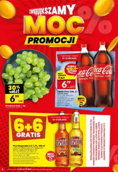 Twój Market Gazetka od 10.09.2025 | Strona: 4 | Produkty: Winogrono, Napoje, Piwo Desperados, Piwo