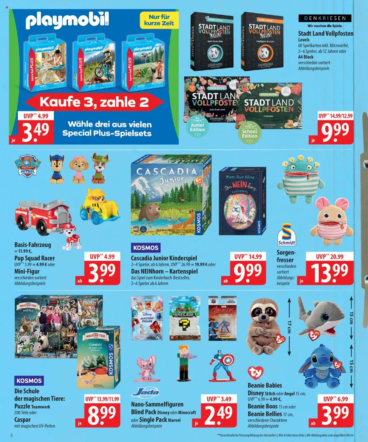 Famila  Alles für die Schule! - gültig ab dem 25.08.2025 | Seite: 8 | Produkte: Spiel