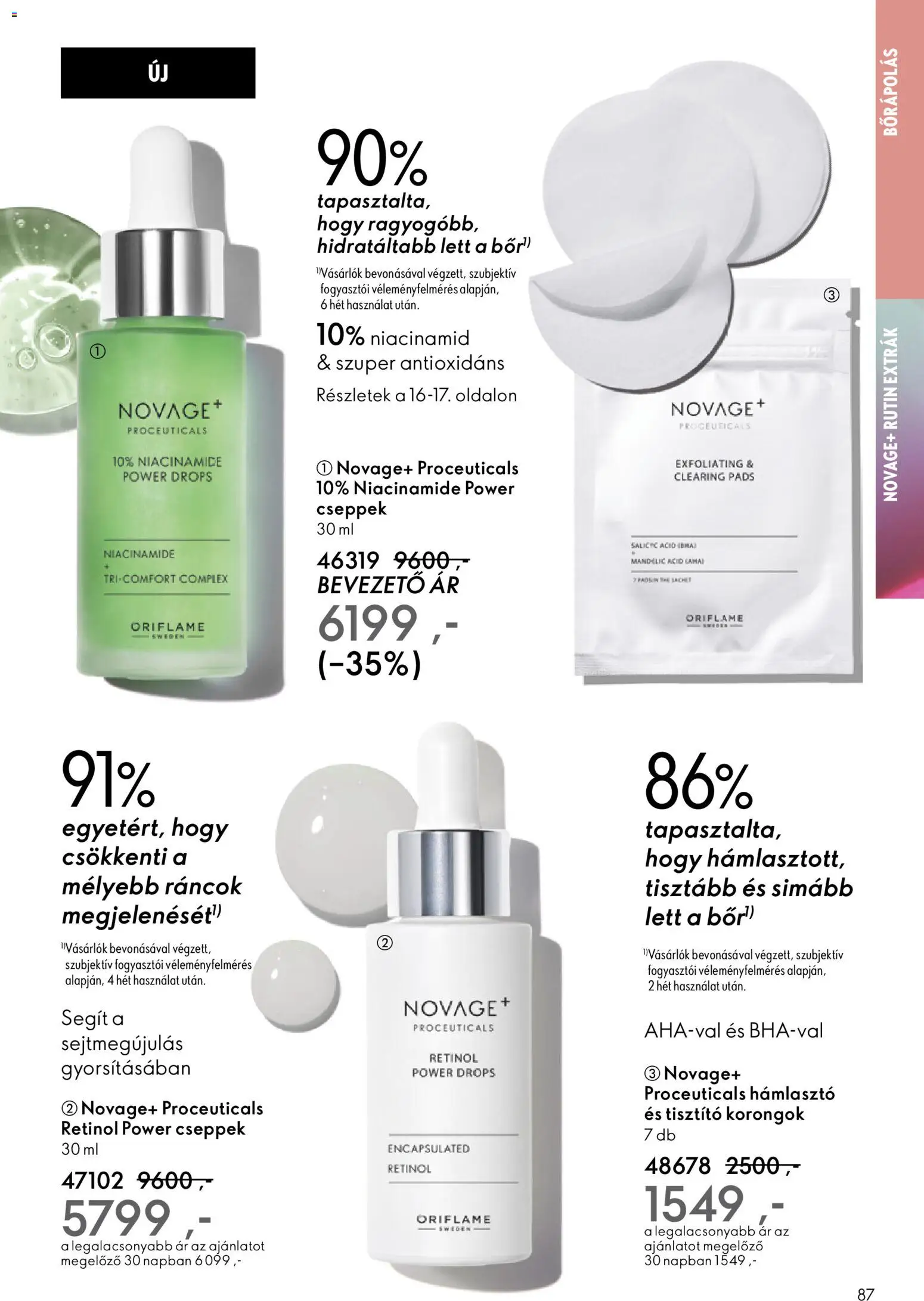Oriflame akciós ujság - amely érvényes a következő dátumtól: 22.10.2025 | Oldal: 87 | Termékek: Hámlasztó, Bor