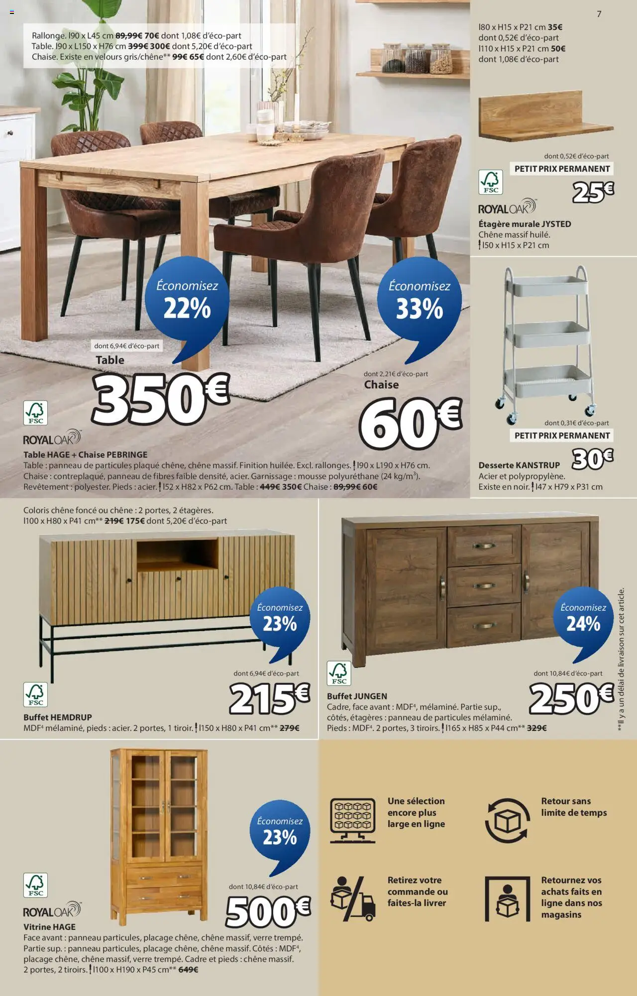  | Page: 7 | Produits: Base, Table, Chaise, Chaise de bar