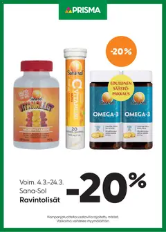 Prisma-mainoslehti voimassa 04.03.2026 alkaen
