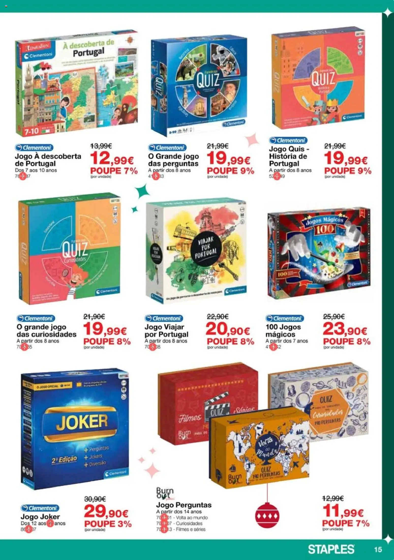 Staples - Folheto Brinquedos 2025 │ válido de 25.11.2025 | Página: 15 | Produtos: Jogos