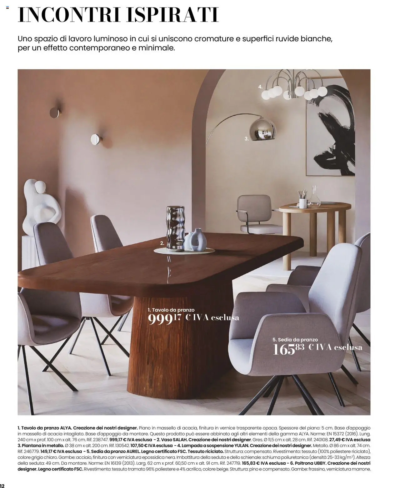 Volantino Maisons du Monde del 14.04.2025 | Pagina: 12 | Prodotti: Poltrona, Sedia, Vaso, Lampada