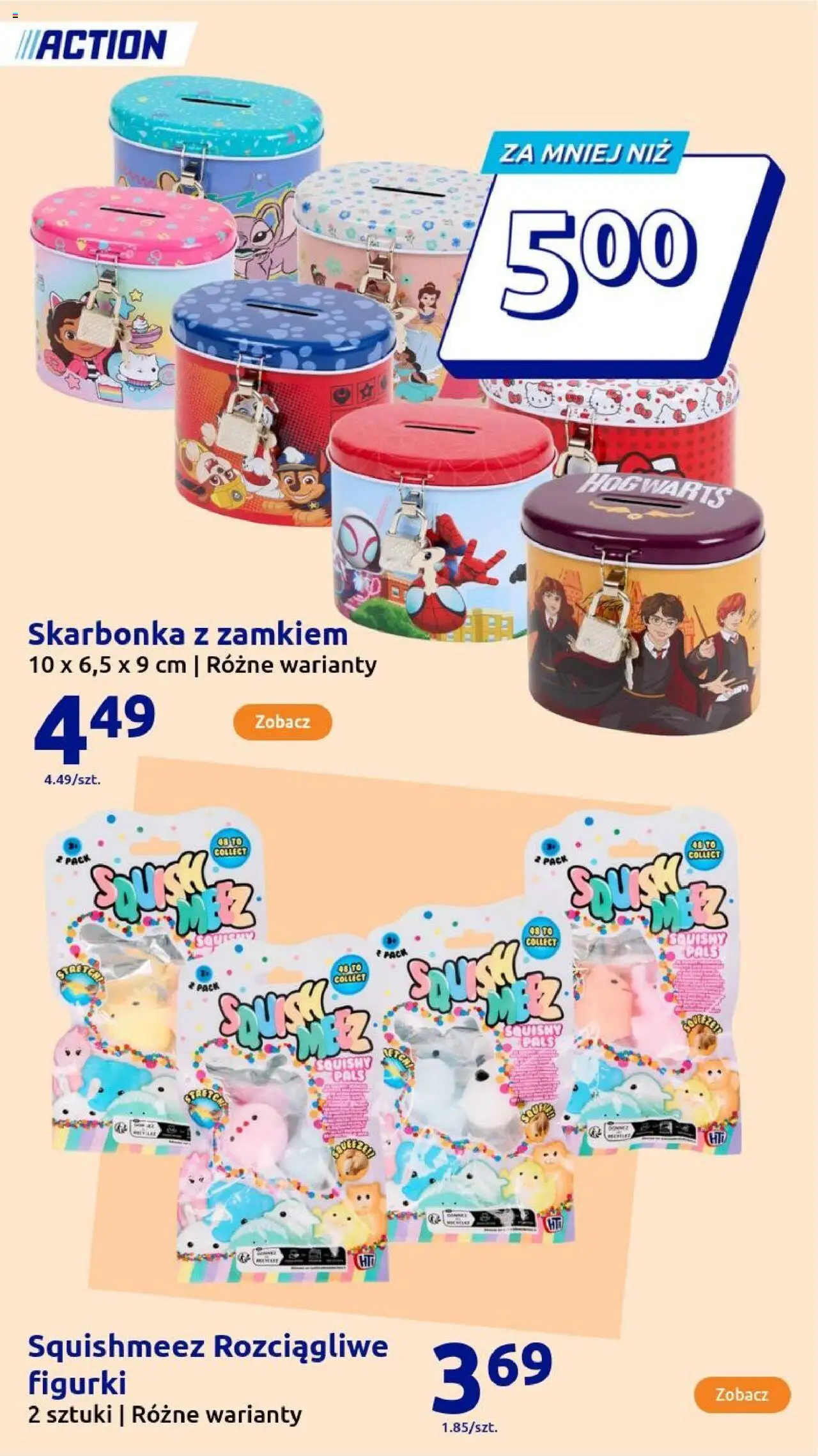 Action Gazetka - Presents od 08.10.2025 | Strona: 13 | Produkty: Figurki