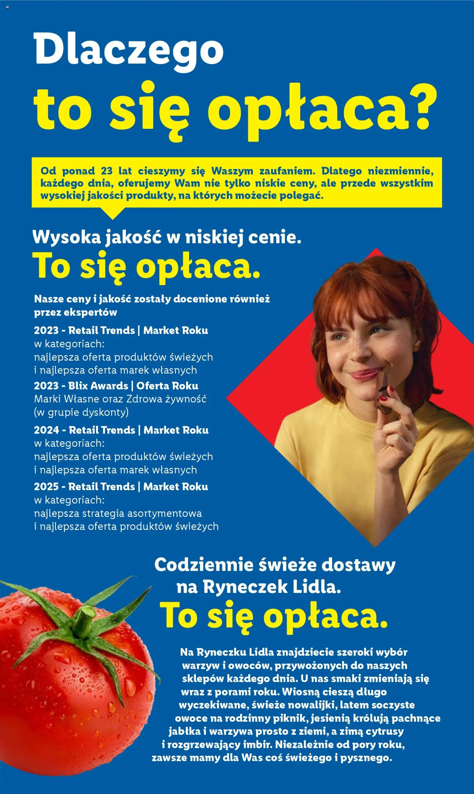 Lidl Gazetka - To się opłaca od 24.10.2025 | Strona: 2 | Produkty: Jabłka, Warzywa, Owoce