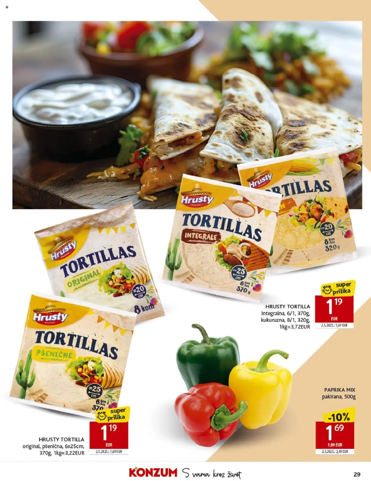Konzum katalog | vrijedi od 10.09.2025 | Stranica: 29 | Proizvodi: Paprika