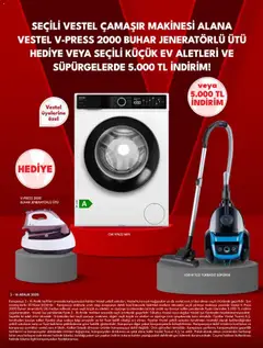01.12.2025 tarihinden itibaren geçerli olan Vestel kataloğu önizlemesi | Sayfa: 7 | Ürünler: Kurutma makinesi, Dondurucu