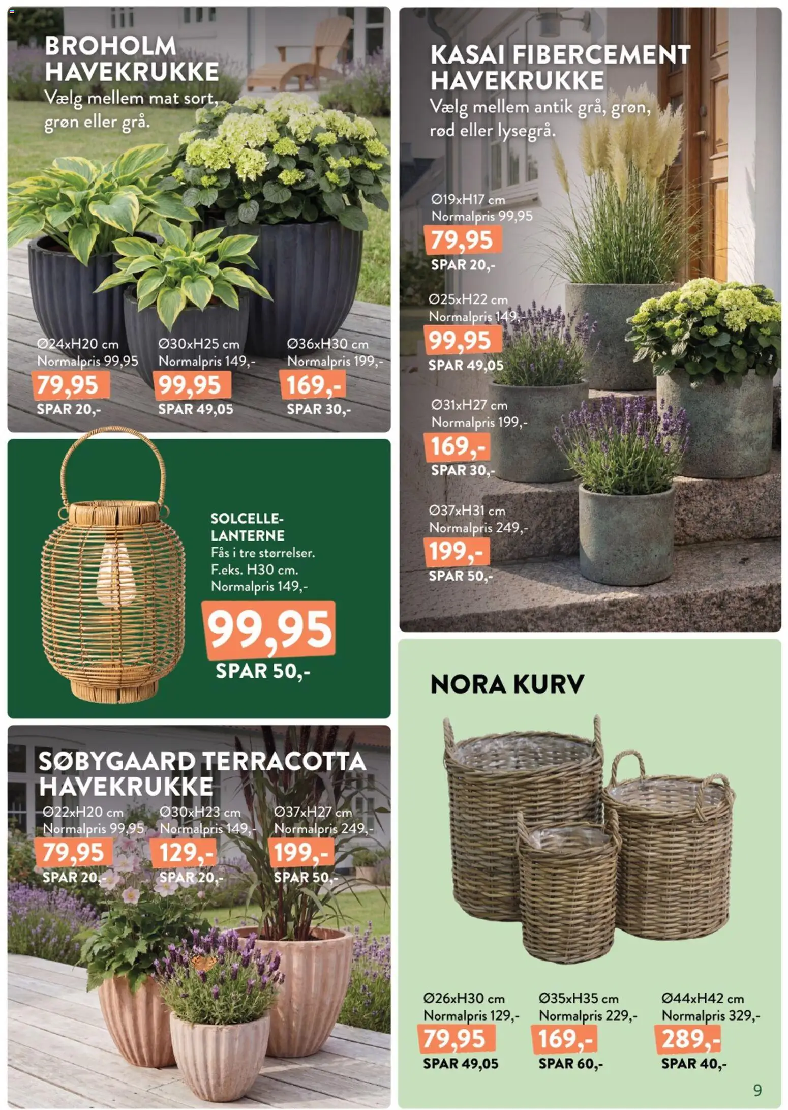 Plantorama tilbudsavis – gyldig fra 10.04.2026 | Side: 9 | Produkter: Kurv