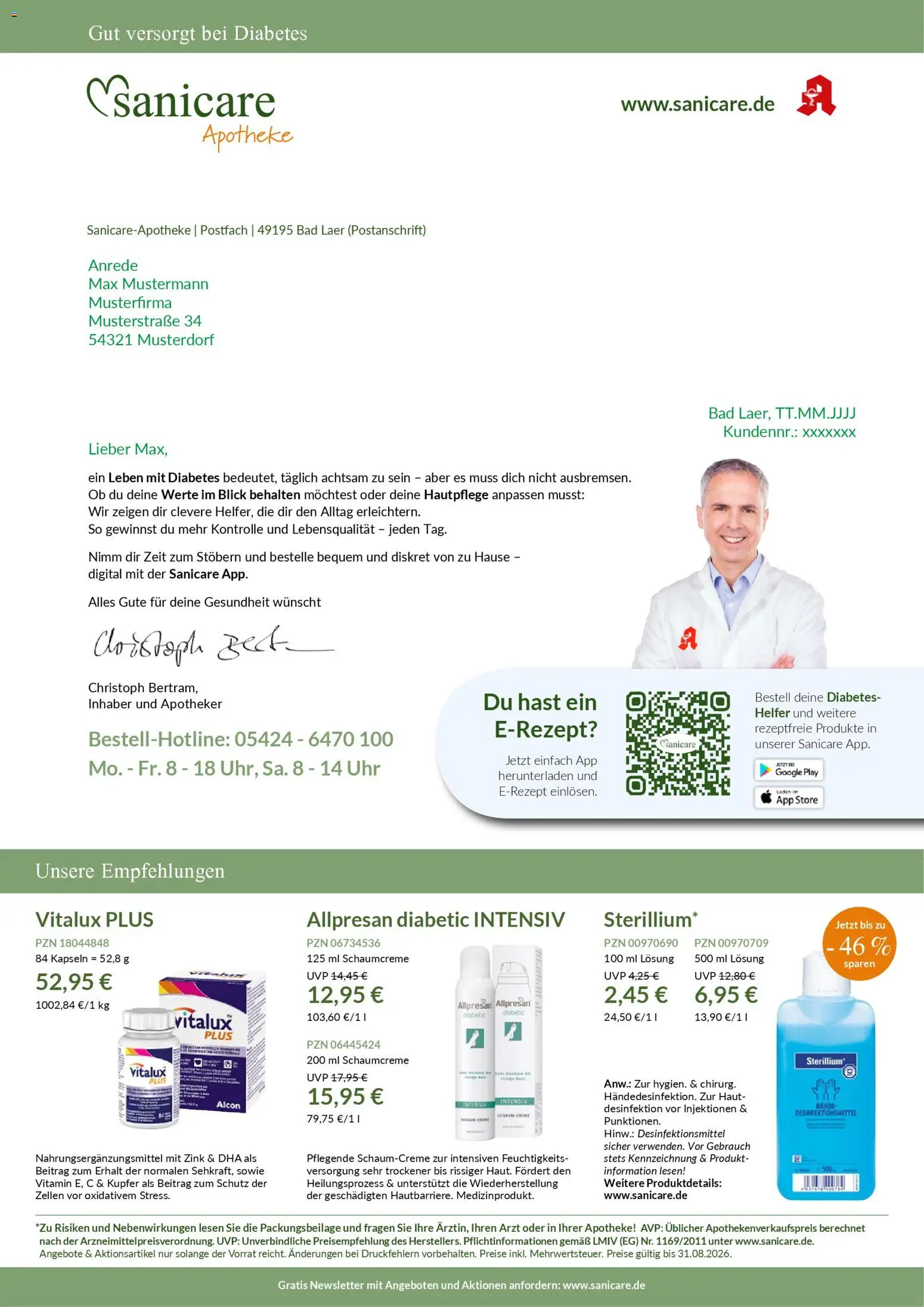 Sanicare Spezial-Angebote – gültig ab 03.03.2026 | Seite: 7 | Produkte: Bad, Uhr