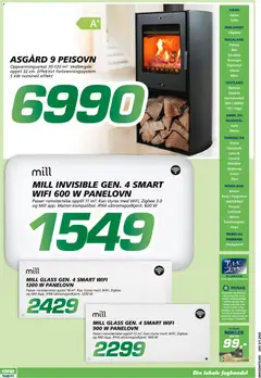 Forhåndsvisning av Coop Byggmix kundeavis gyldig fra 02.02.2026 | Side: 8 | Produkter: Panelovn, Glass