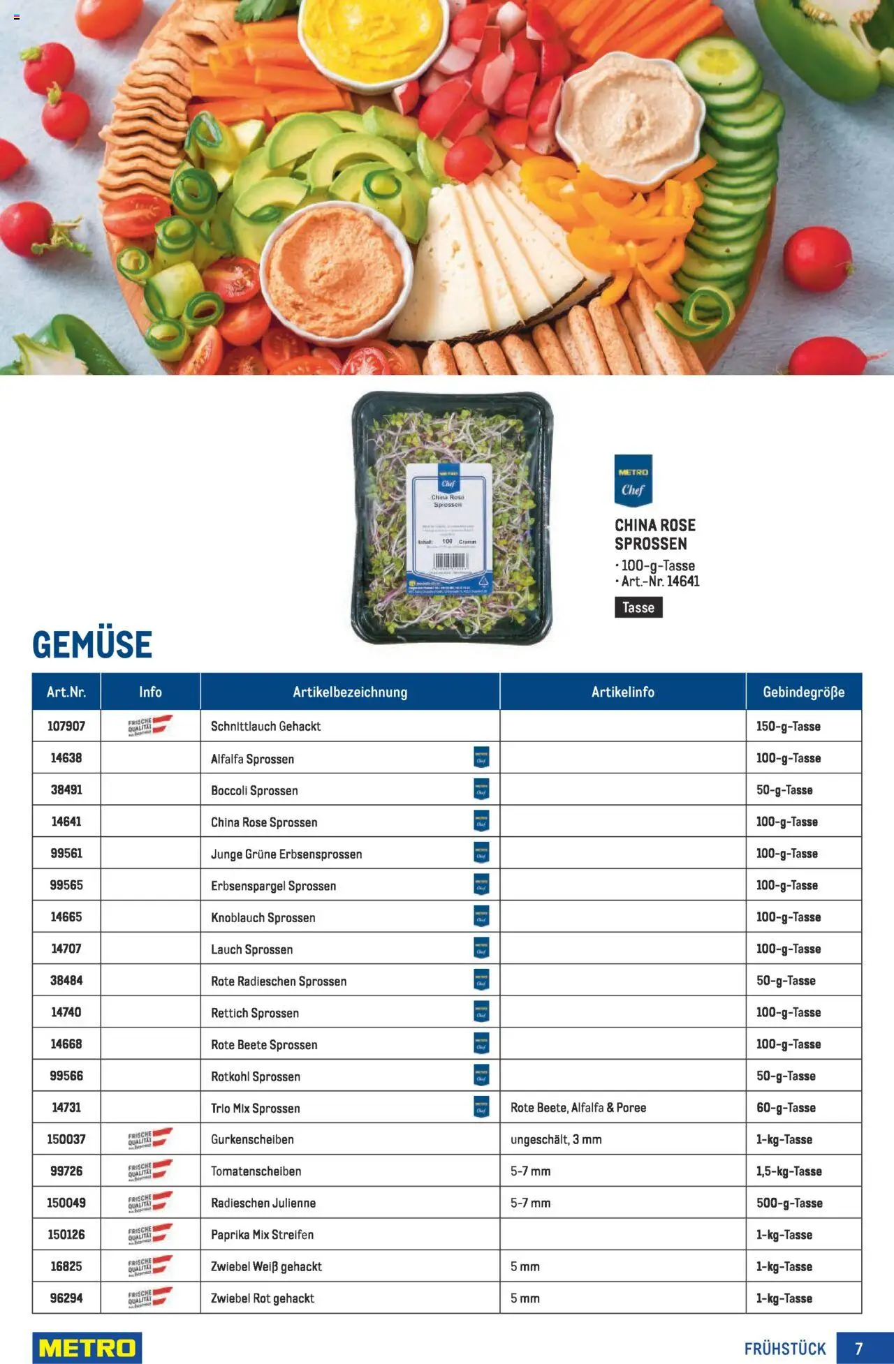 Metro Frühstück Spezial gültig ab 25.09.2025 | Seite: 7 | Produkte: Gemüse, Knoblauch, Rote Beete