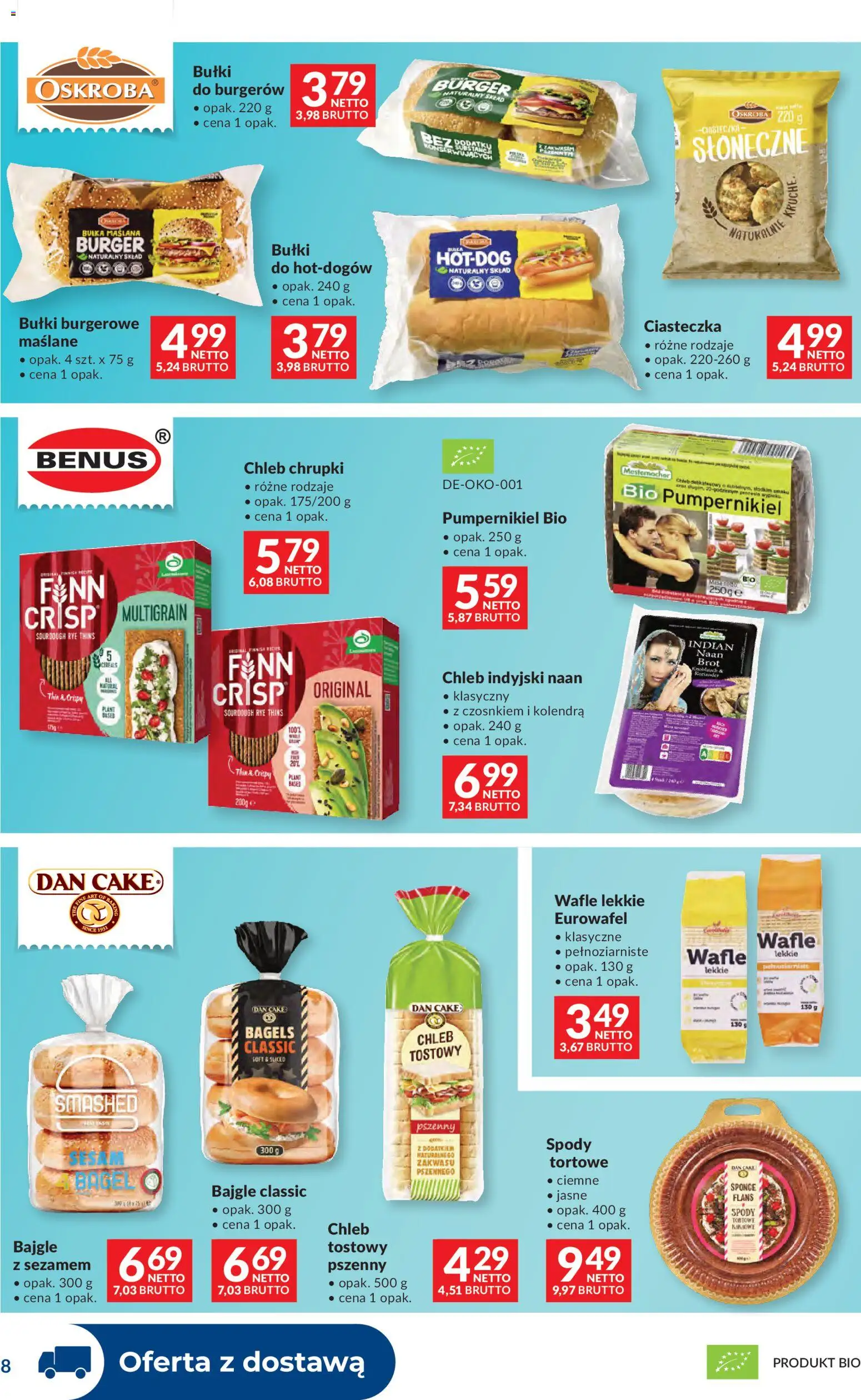 Makro Gazetka - Dystrybucja do sklepów od 20.01.2026 | Strona: 8 | Produkty: Chrupki, Bułka, Chleb, Ciasteczka