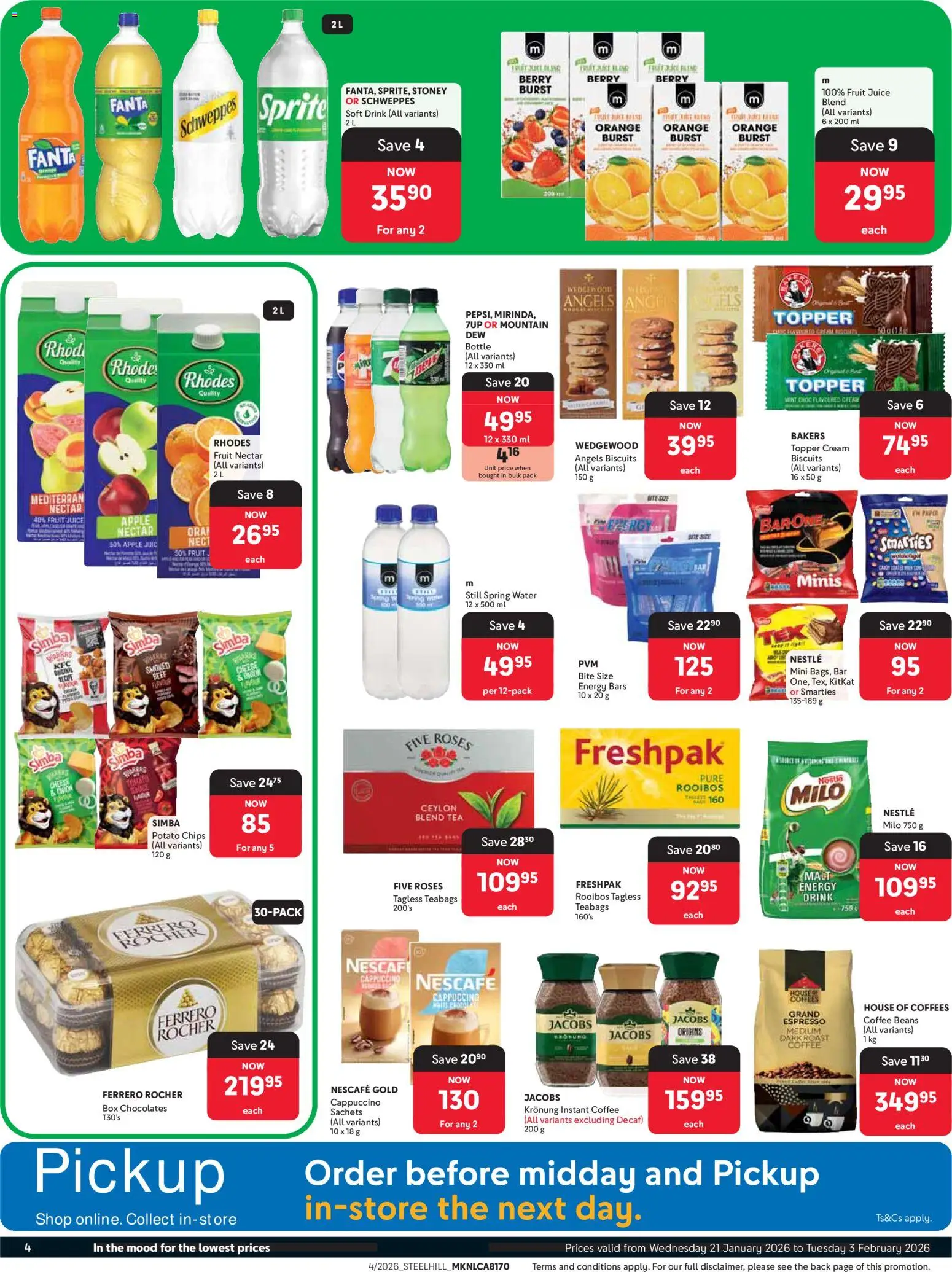 New Makro catalogue – valid from 21.01.2026 | Page: 4 | Products: Box, Cheese, Beef, Fruit