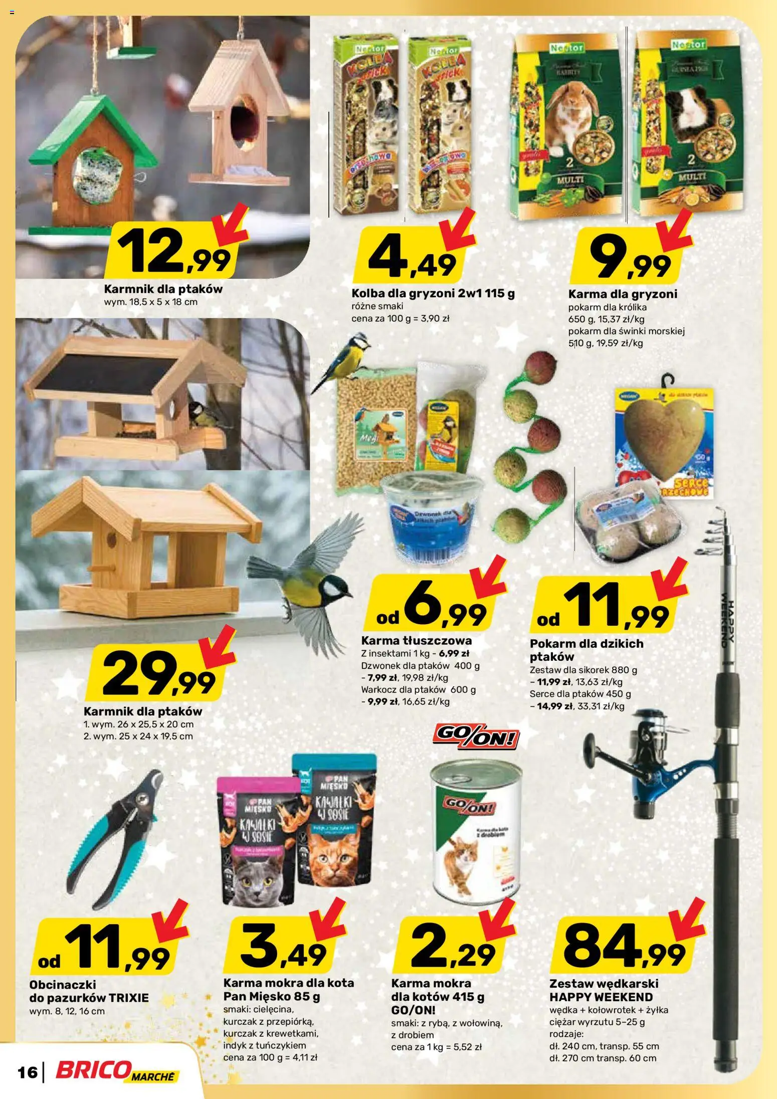 Brico Marché Gazetka od 19.11.2025 | Strona: 16 | Produkty: Kurczak, Karma mokra dla kota