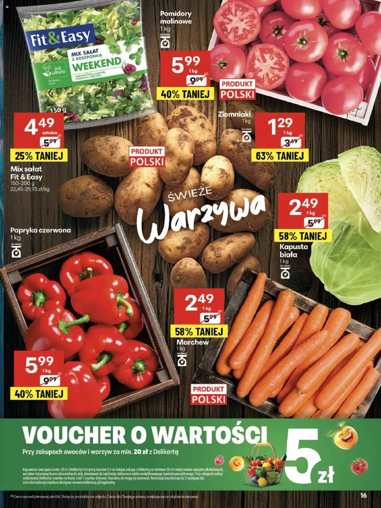 Delikatesy Centrum Gazetka - Sklepy Własne od 07.08.2025 | Strona: 16 | Produkty: Mleka, Papryka, Mix sałat, Kapusta biała