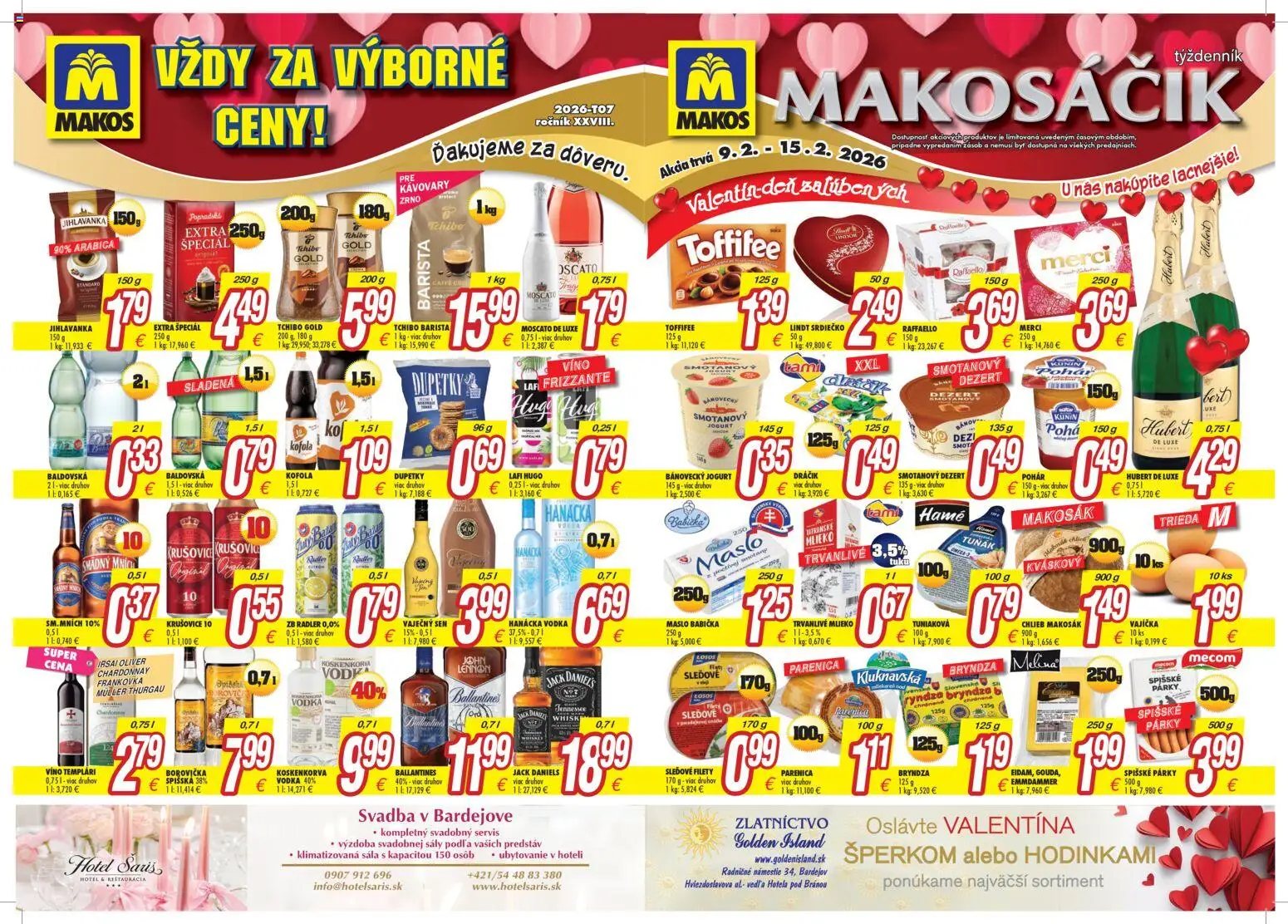 Nové Makos akcie – leták je platný od 09.02.2026 | Strana: 1