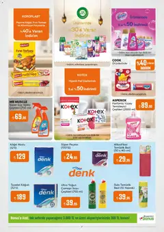 04.02.2026 tarihinden itibaren geçerli olan Özdilek kataloğu önizlemesi | Sayfa: 17 | Ürünler: Çöp torbası, Tuvalet, Banyo, Fırın