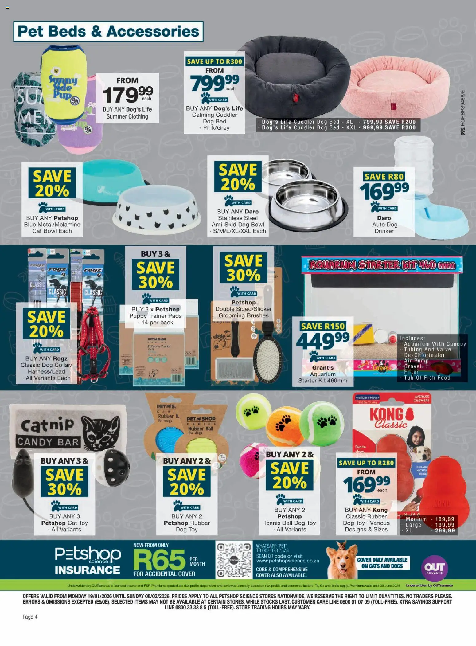New Checkers catalogue – valid from 19.01.2026 | Page: 4 | Products: Bowl, Pads, Fish, Valve