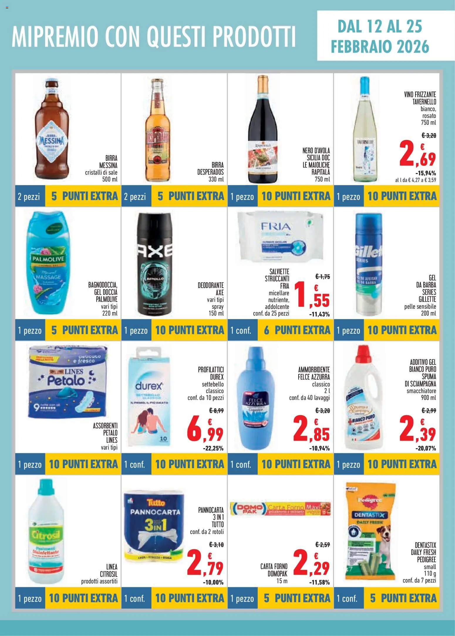 Volantino Conad del 29.01.2026 | Pagina: 11 | Prodotti: Salviette struccanti, Sale, Forno, Doccia