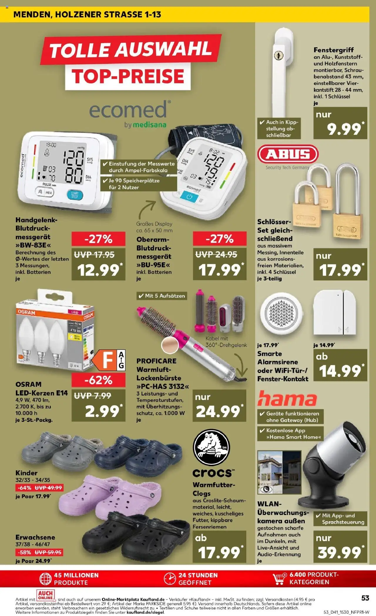Kaufland prospekt Menden (Sauerland)	 – gültig ab 13.10.2025 | Seite: 53 | Produkte: Kamera, Kabel, Batterien, Monitor