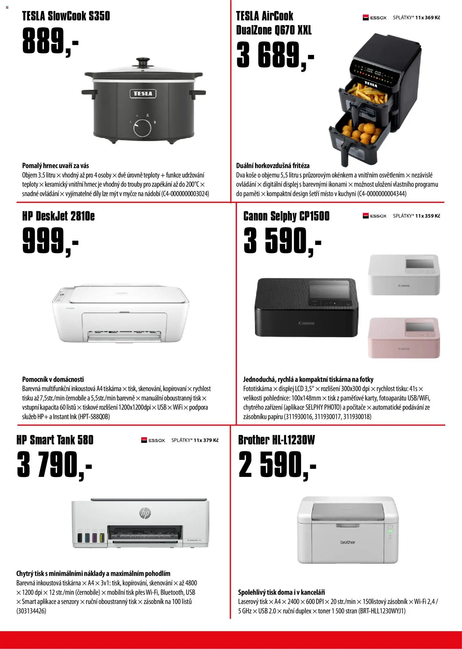 Comfor leták od 02.01.2026 | Strana: 6 | Produkty: USB, Toner, Horkovzdušná fritéza, Pomalý hrnec
