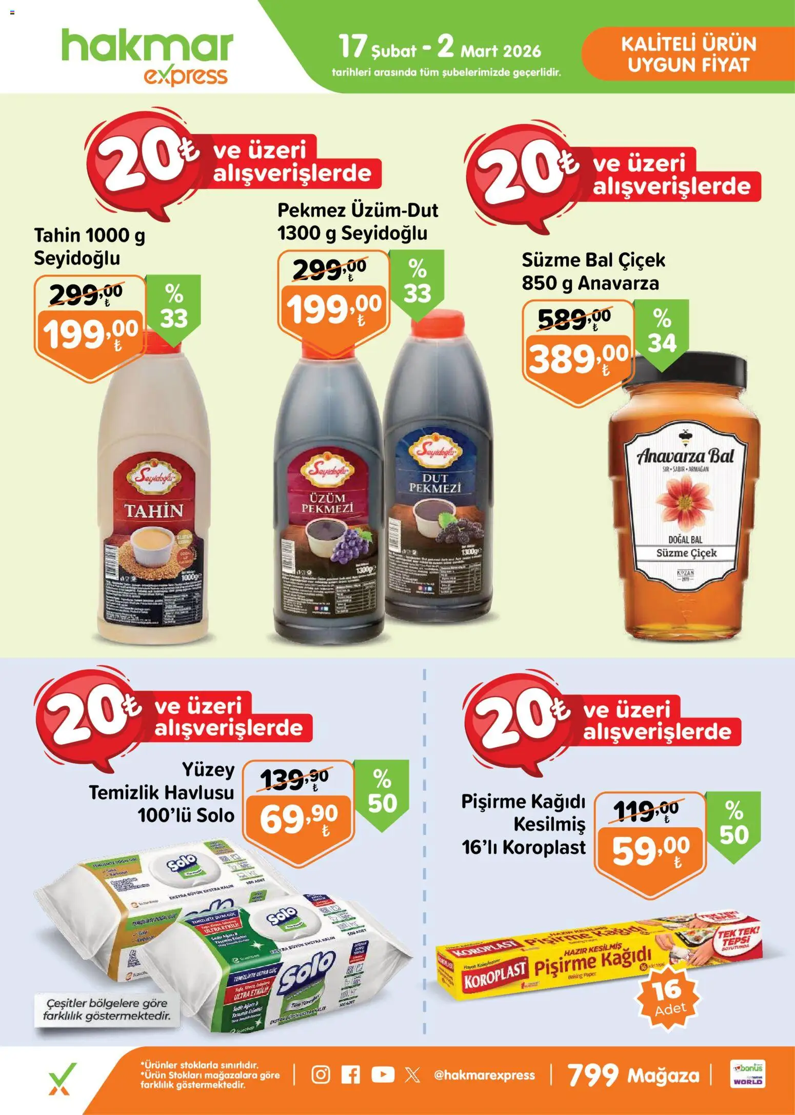 Hakmar Express Salı Aktüel Ürünler - 17.02.2026 tarihinden itibaren geçerlidir | Sayfa: 2 | Ürünler: Tepsi, Üzüm