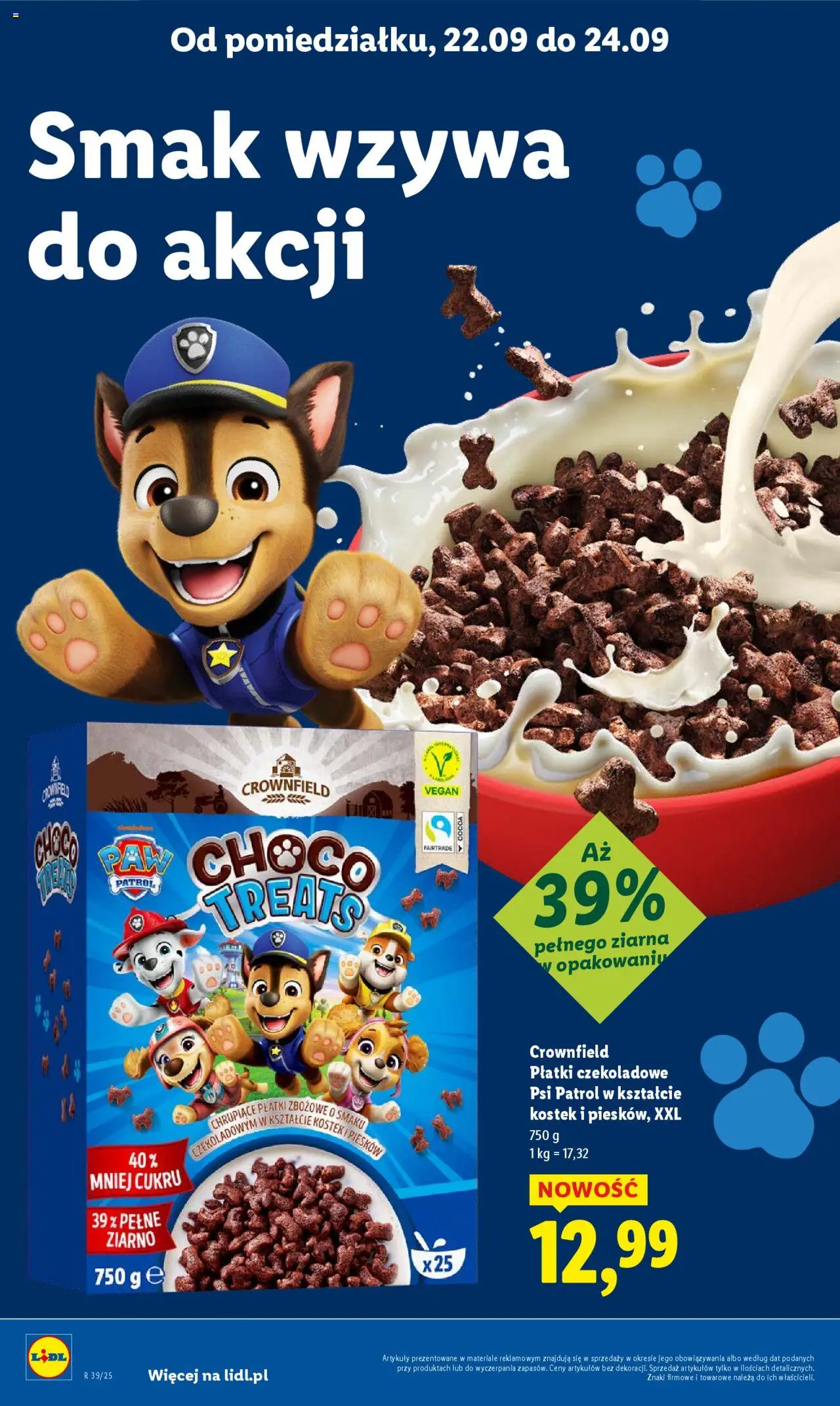Lidl Gazetka od 22.09.2025 | Strona: 50 | Produkty: Płatki