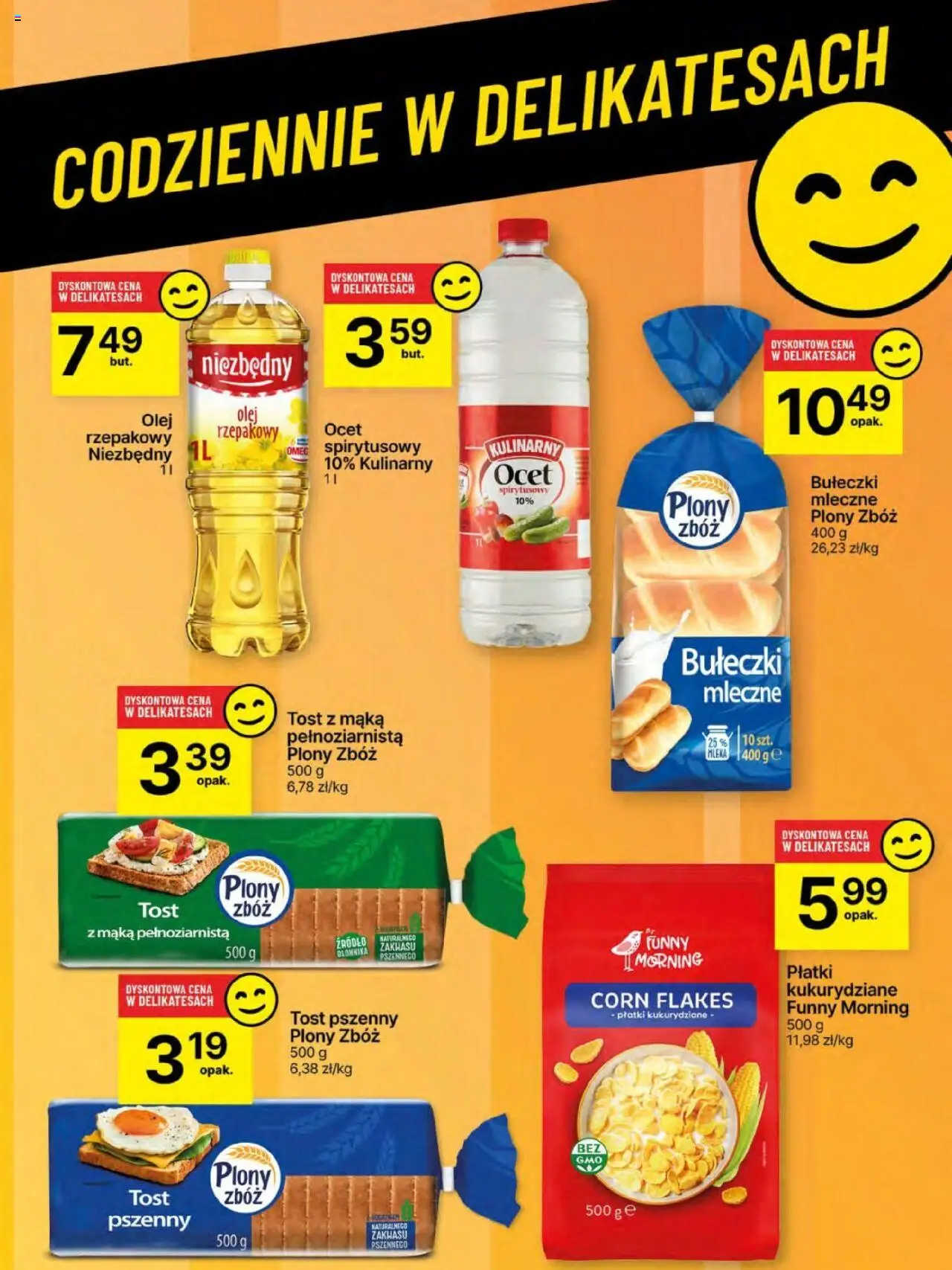 Delikatesy Centrum Gazetka od 29.05.2025 | Strona: 58 | Produkty: Płatki kukurydziane, Olej, Płatki, Mąka pełnoziarnista