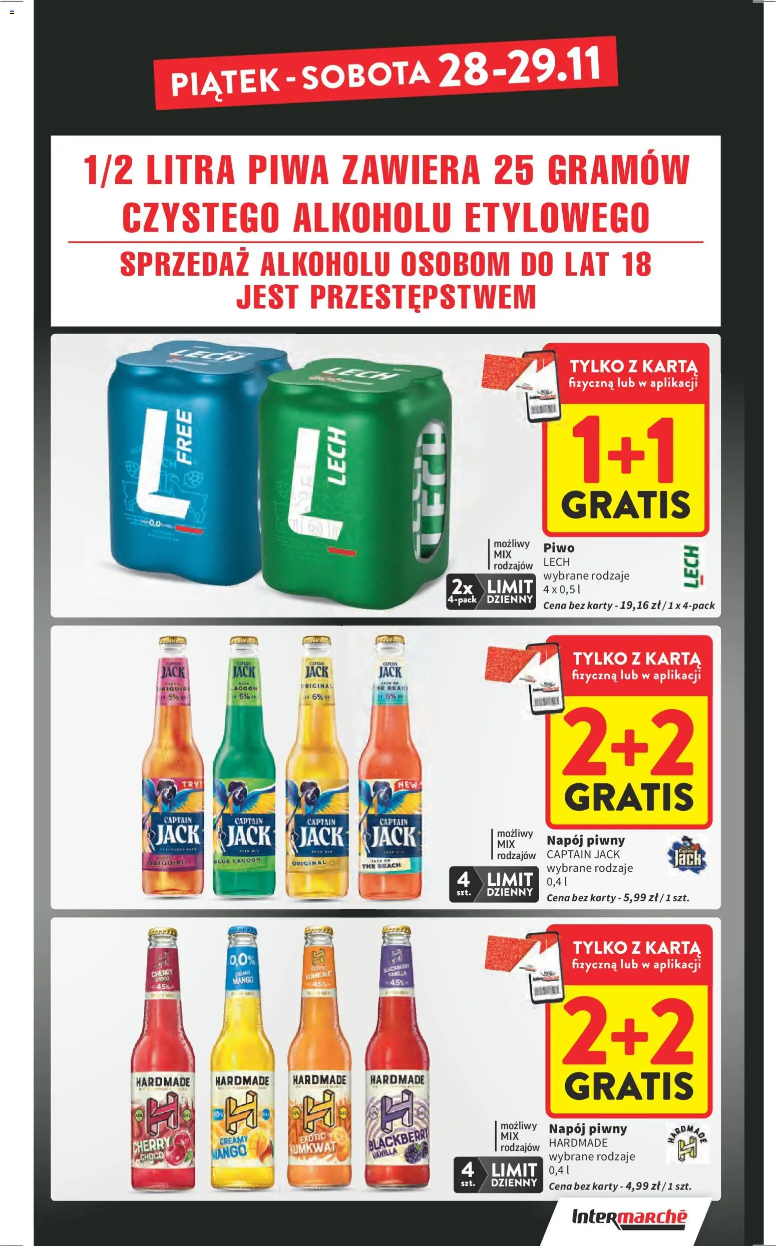 Intermarche Black Friday od 27.11.2025 | Strona: 6 | Produkty: Mango, Karta, Piwo