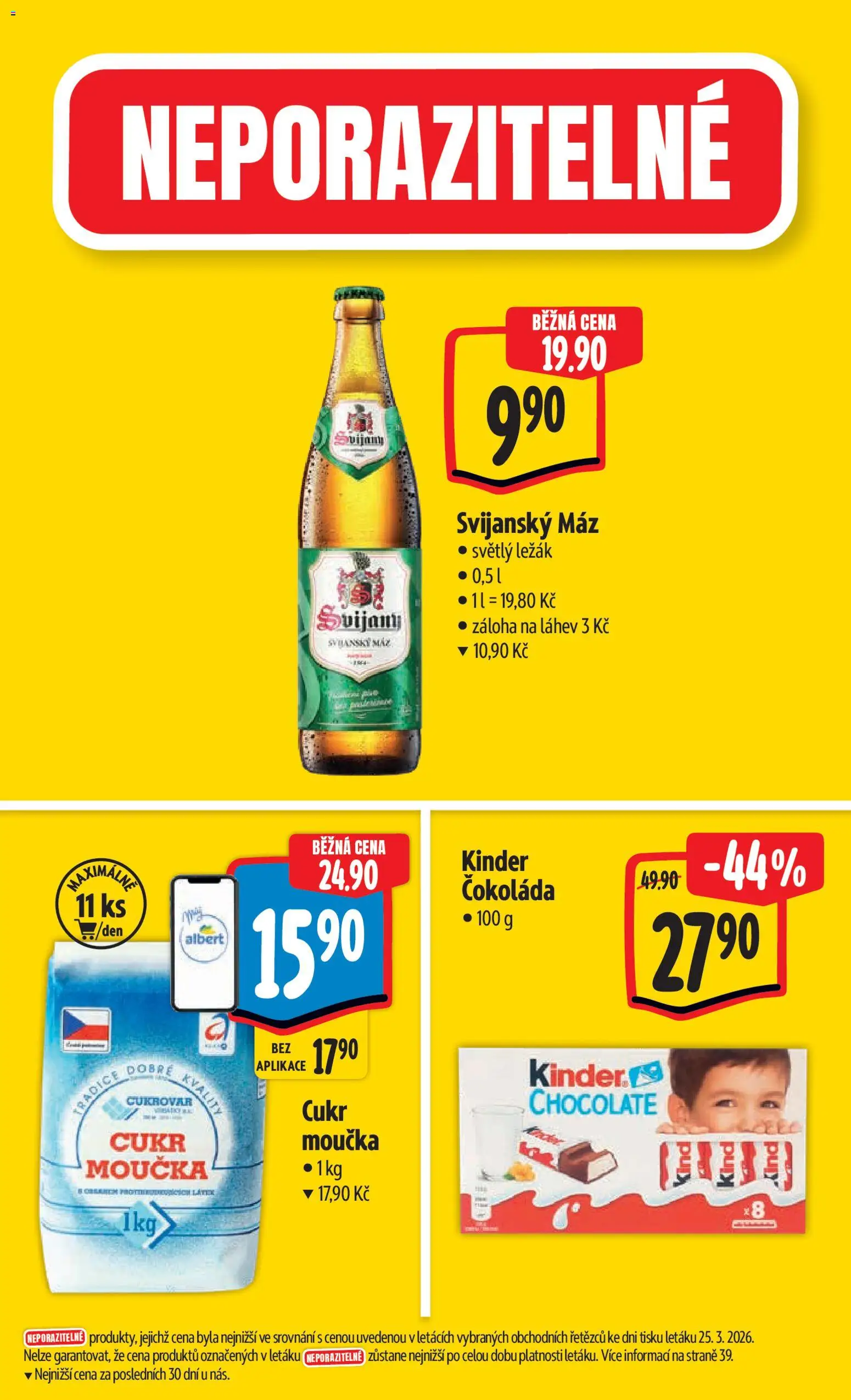 Albert leták - Hypermarket od 01.04.2026 | Strana: 5 | Produkty: Svijanský Máz, Cukr, Svijany, Cukr moučka