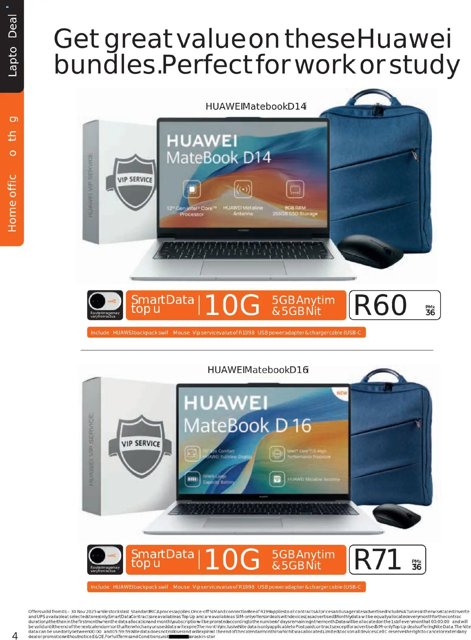 New Cell C catalogue – valid from 01.11.2025 | Page: 44