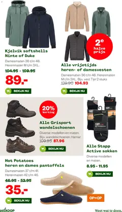 Welkoop - Folder - Voorbeeld van een folder van Welkoop, geldig van 10.11.2025 | Pagina: 34 | Producten: Vest, Sokken