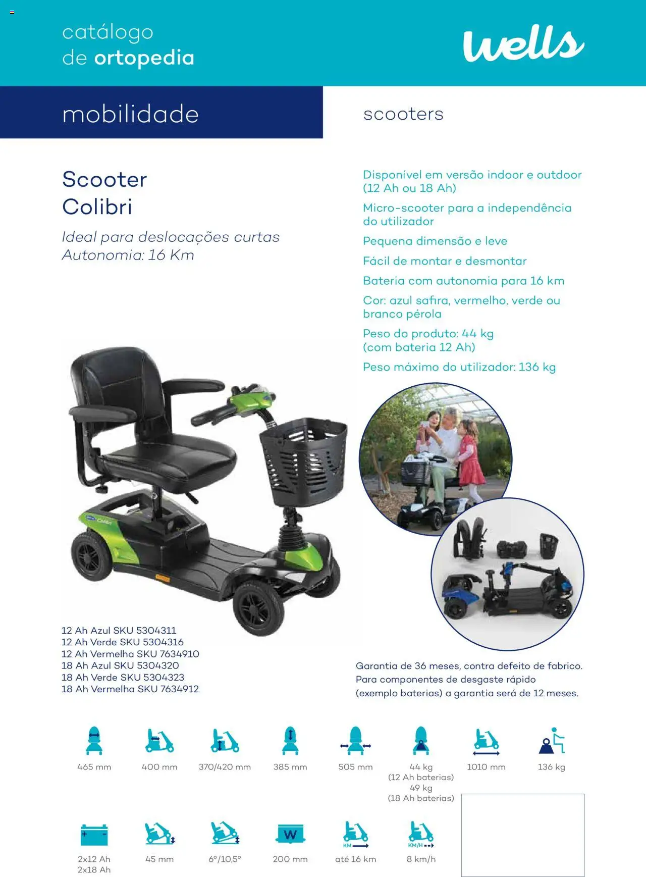 Well’s Catálogo de Ortopedia │ válido de 12.02.2024 | Página: 43 | Produtos: Bateria