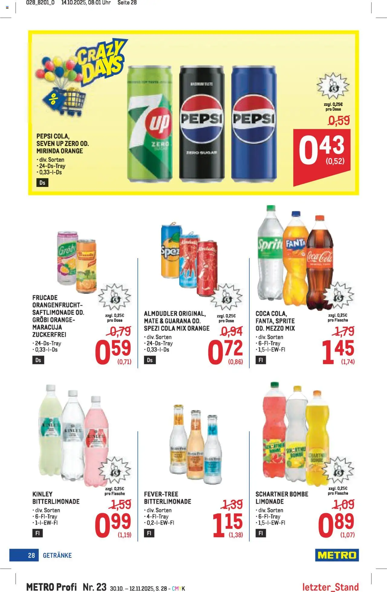 Metro angebote Profi gültig ab 30.10.2025 | Seite: 28 | Produkte: Uhr