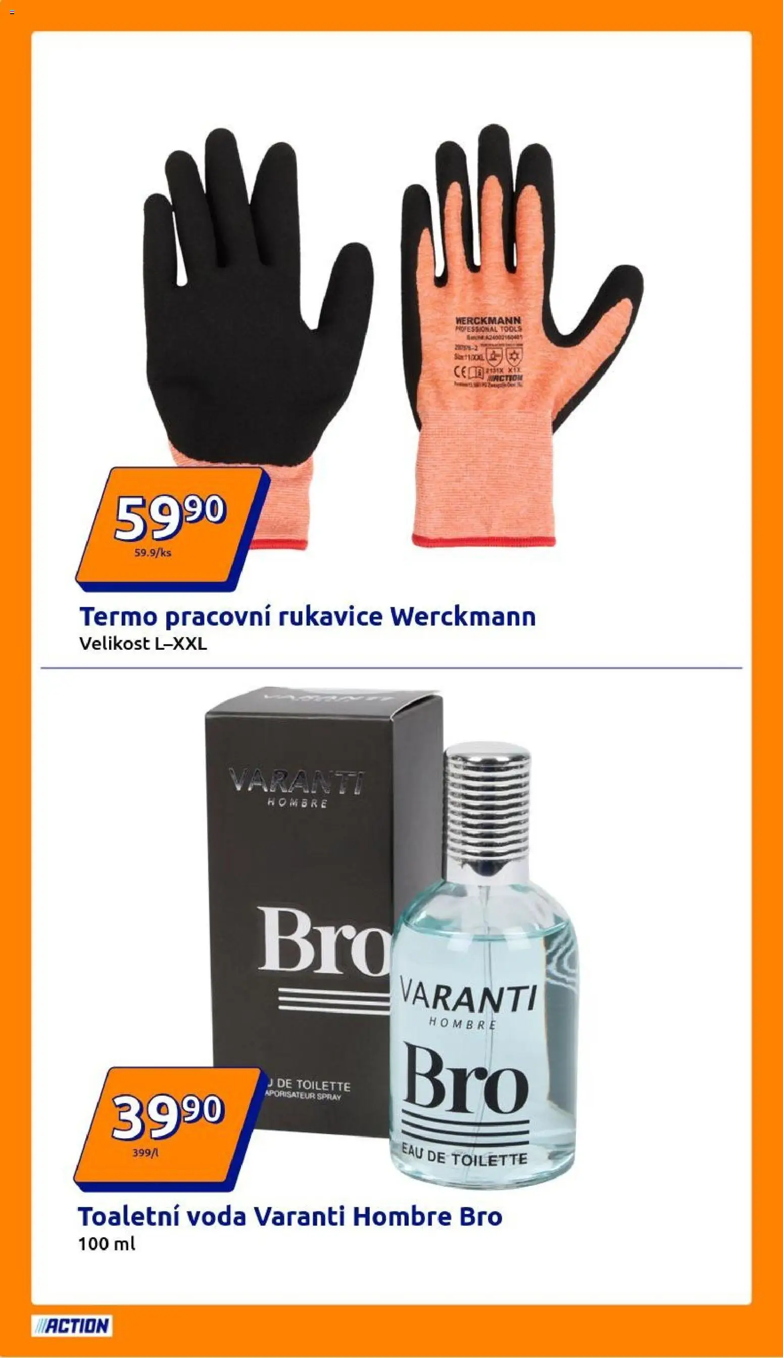 Action leták od 05.11.2025 | Strana: 2 | Produkty: Voda, Rukavice, Toaletní voda