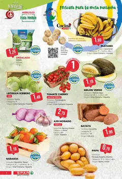 Vista previa Spar - folleto válido desde el 12.12.2025 | Página: 4 | Productos: Chocolate, Galletas, Ensalada, Mesa