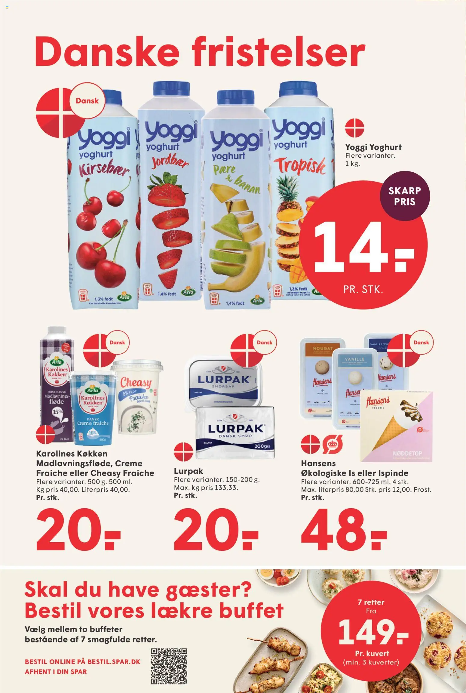 Spar tilbudsavis – gyldig fra 17.04.2026 | Side: 8 | Produkter: Smør, Creme, Fløde, Is