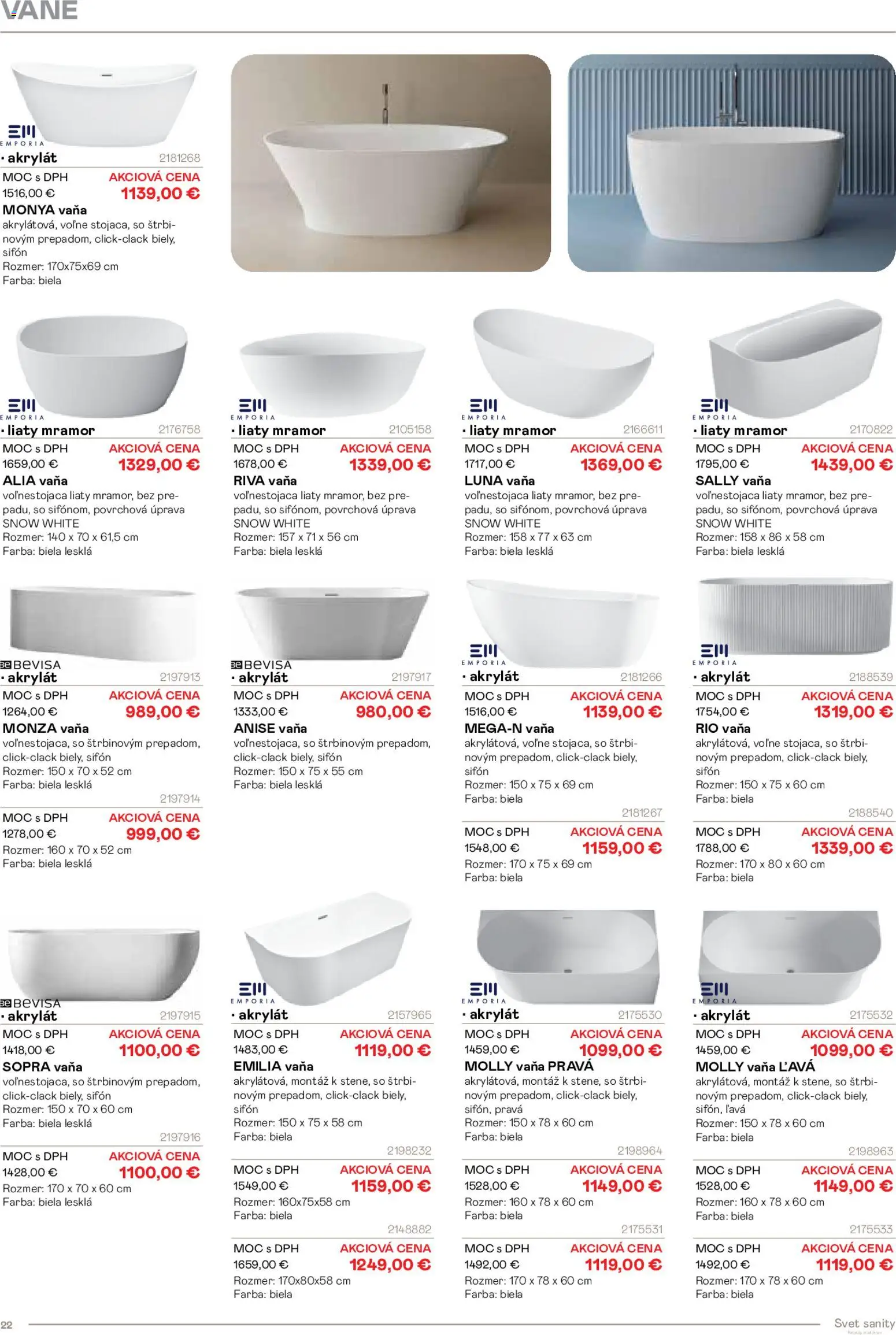 Nové Ingema akcie – leták je platný od 29.10.2025 | Strana: 24 | Produkty: Vaňa