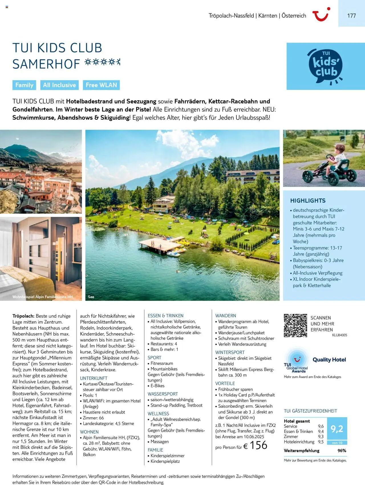 TUI Prospekt 	 – gültig ab 01.11.2024 | Seite: 177 | Produkte: Babybett, Ski